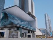 La innovadora ola que está a punto de romper el cristal de este edificio en Seúl